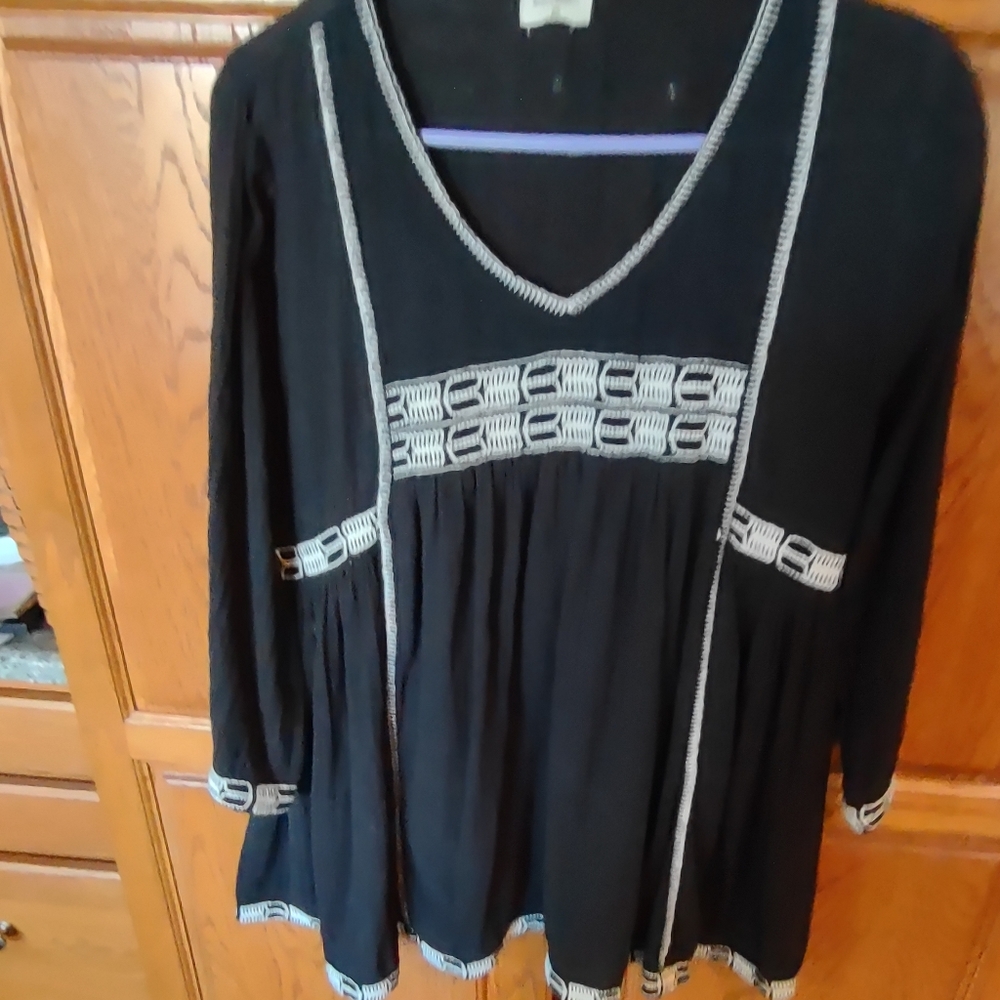 Embroidered top